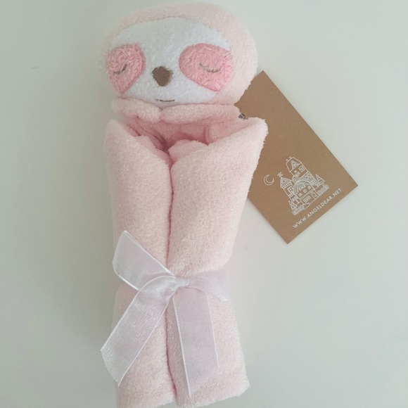 Angel Dear Lovey Blankie, Pink Sloth NWT - Picture 3 of 6